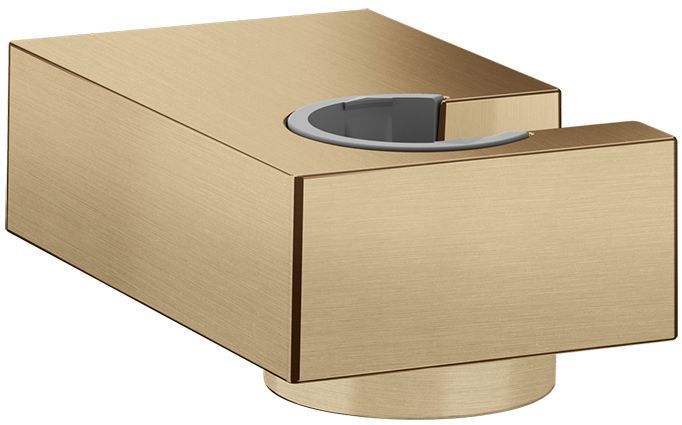 Hansgrohe Держатель ручного душа, настенный, цвет: шлифованная бронза