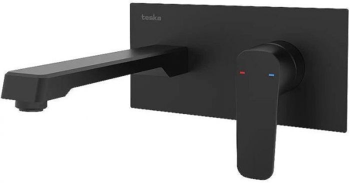 Смеситель для раковины Teska Quarsar Pro E5108 Черный матовый