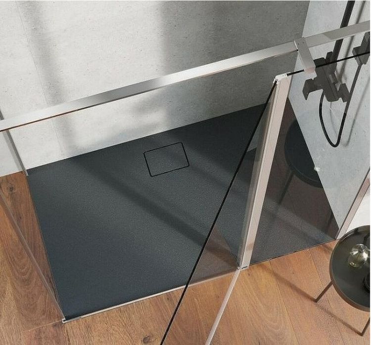 Душевой поддон из искусственного камня Excellent Lavano 100x80 BREX.1103.100.080.BLN Черный Душевой поддон из искусственного камня Excellent Lavano 100x80 BREX.1103.100.080.BLN Черный