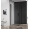 Душевой уголок Cezares Slider 90x100 SLIDER-AH-1-100-80/90-C-NERO профиль Черный матовый стекло прозрачное
