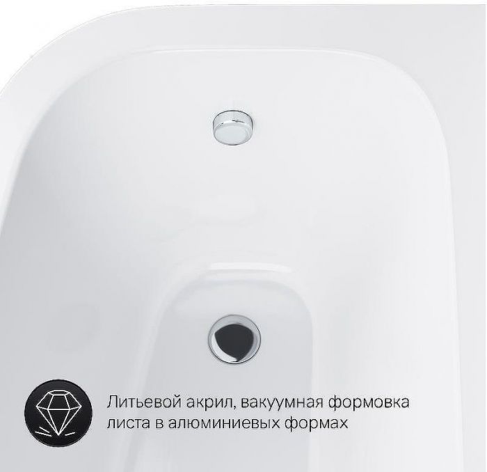 Акриловая ванна AM.PM Spirit 160x100 R W72A-160R100W-A2 без гидромассажа