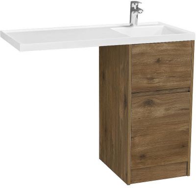 Тумба под раковину Aquaton Лондри 105 1A267001LHDR0 Дуб Рустикальный без фасада