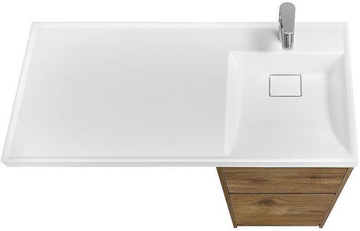 Тумба под раковину Aquaton Лондри 105 1A267001LHDR0 Дуб Рустикальный без фасада