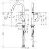 Hansgrohe Focus Кухонный смеситель 240, однорычажный, с вытяжным изливом 2jet, цвет: черный матовый