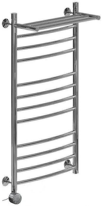 Электрический полотенцесушитель Ника Arc ЛД (Г2) ВП 100/50 с полкой Хром