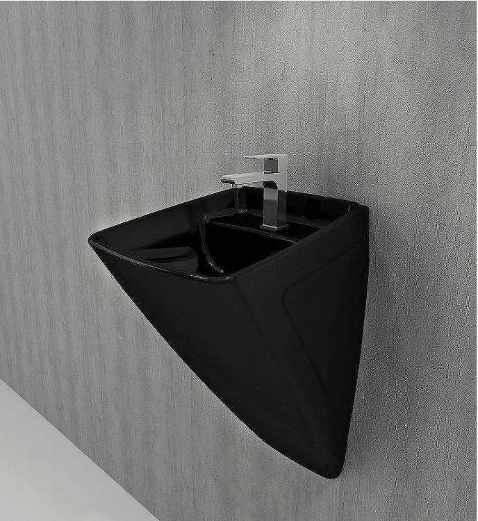Раковина Bocchi Firenze 48 1082-005-0126 Черная глянцевая