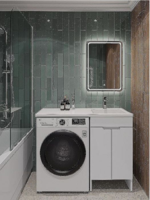 Тумба под раковину Orange Sistema 110 STD-50TUW Белая