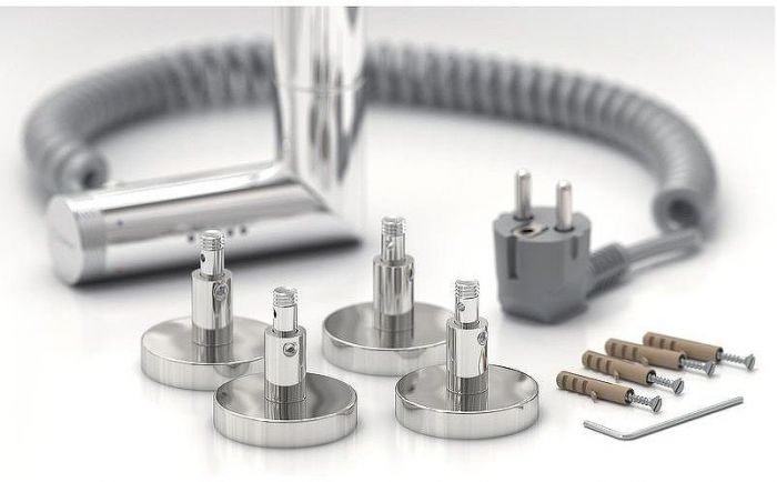 Электрический полотенцесушитель Сунержа Элегия 2.0 1200x500 R 00-5219-1250 Хром