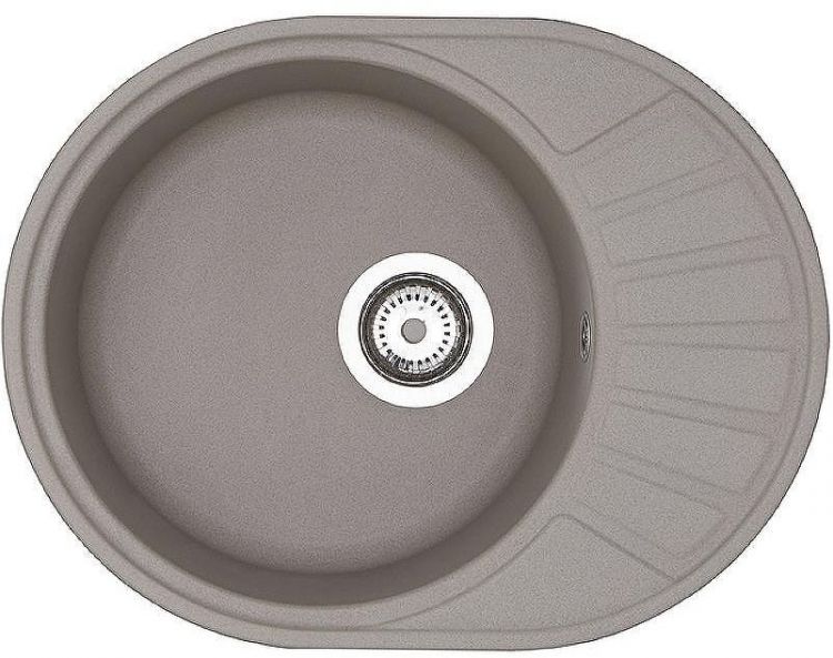 Кухонная мойка Aquaton Чезана 57 1A711232CS250 Серый шелк