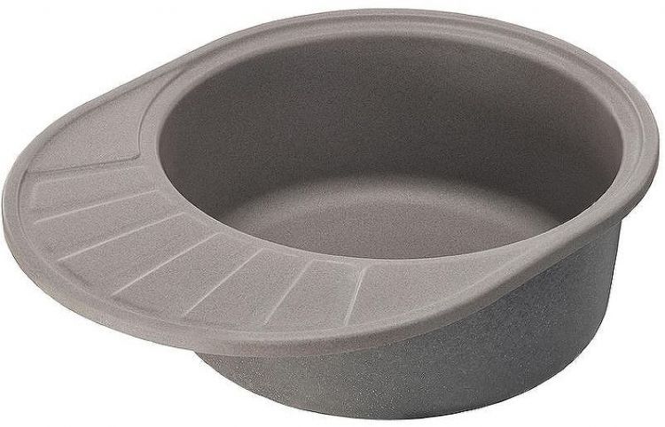 Кухонная мойка Aquaton Чезана 57 1A711232CS250 Серый шелк