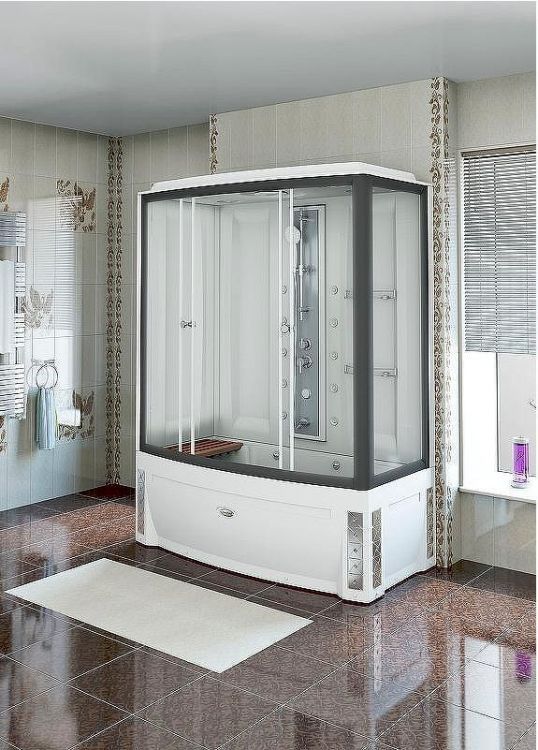 Душевой бокс Radomir Элис К2 168x85 L 1-04-6-1-5-0960 с баней с гидромассажем