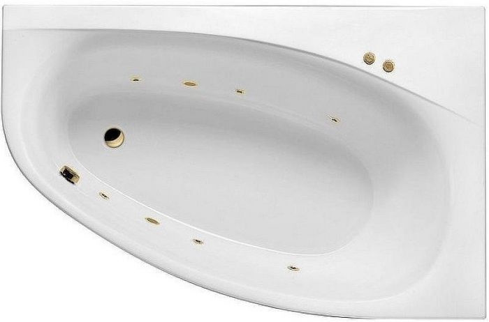 Акриловая ванна Excellent Kameleon 170x110 R WAEX.KMP17.SOFT.GL с гидромассажем