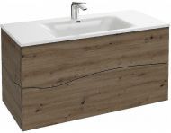 Тумба под раковину Jacob Delafon Sherwood 100 EB1833RU-P13 подвесная Состаренный дуб