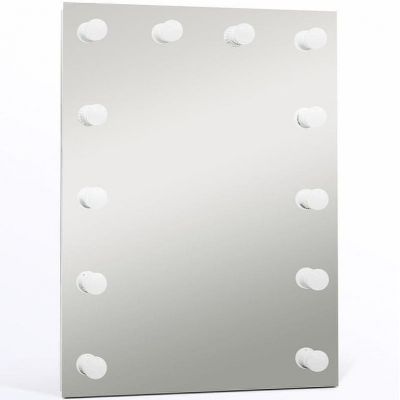 Зеркало Континент Бриджит 600х800 ЗГП03 гримерное с подсветкой с механическим выключателем