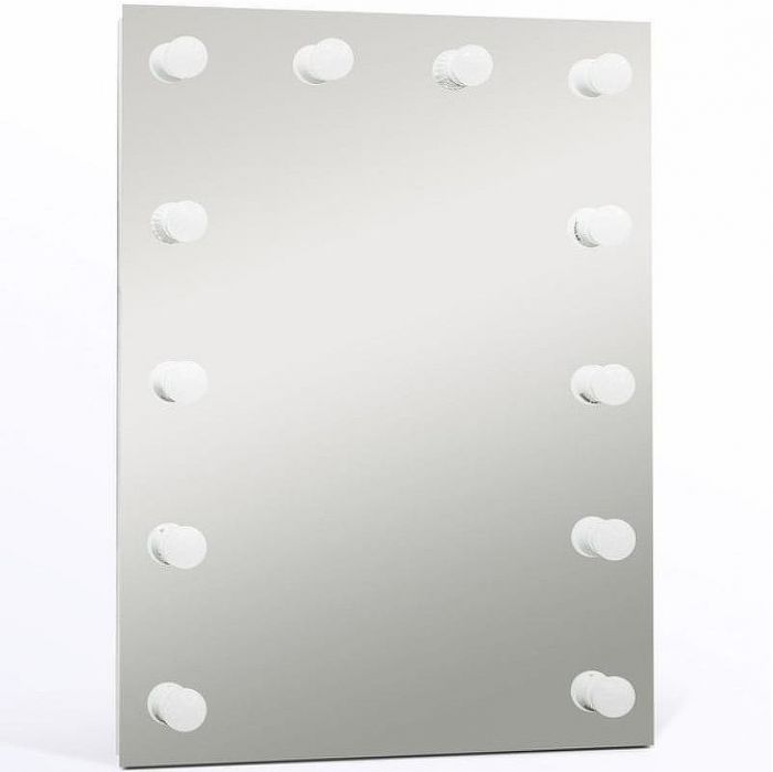 Зеркало Континент Бриджит 600х800 ЗГП03 гримерное с подсветкой с механическим выключателем