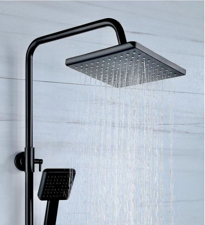 Душевая система Bond B01-9488 Черная матовая