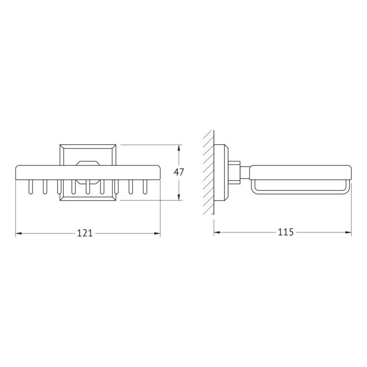 Мыльница-решетка 9924 Мыльница-решетка 9924