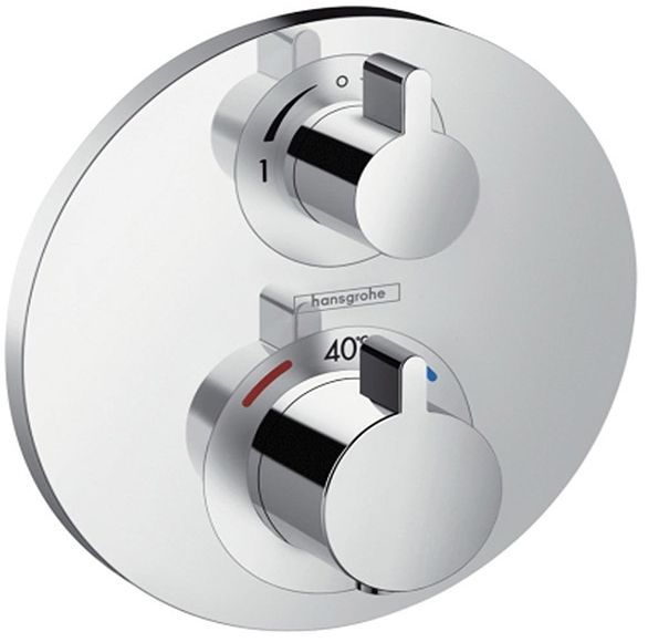 Hansgrohe Ecostat S Термостатический смеситель на 2 потребителя, внешняя часть, цвет: хром