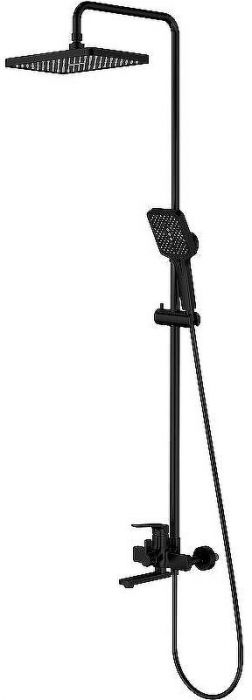Душевая система Splenka S30.24.06 Черная матовая