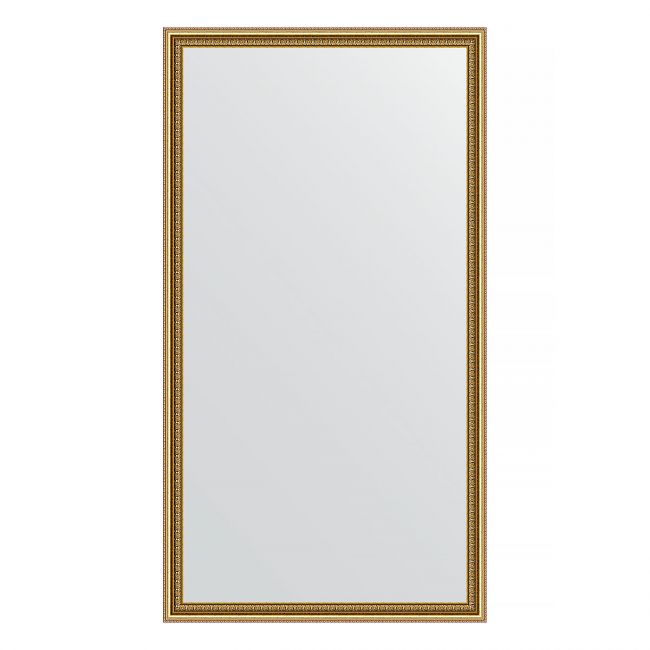 Зеркало EVOFORM  DEFENITE BY 1097 72x132 бусы золотые 46 мм в багетной раме