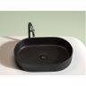 Умывальник CERAMICANOVA Element чаша накладная овальная (цвет Чёрный Матовый) CN6048MB