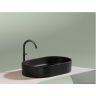 Умывальник CERAMICANOVA Element чаша накладная овальная (цвет Чёрный Матовый) CN6048MB