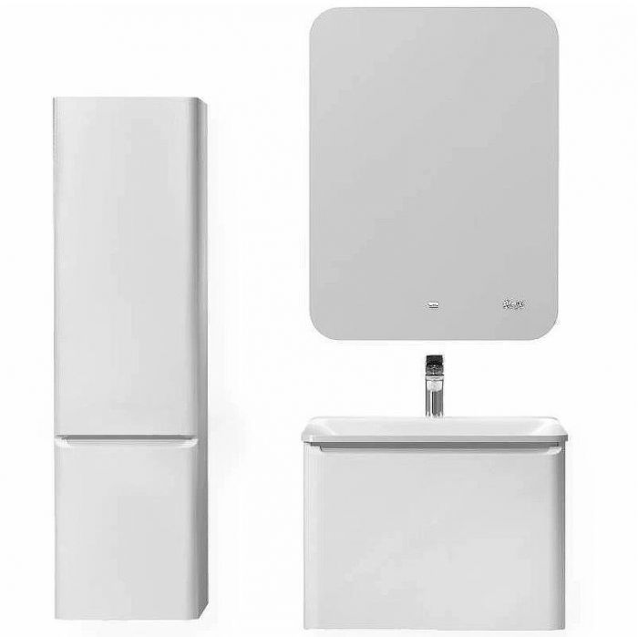 Тумба под раковину Raval Welto 60 Wel.01.60/P/W/RL подвесная Белая