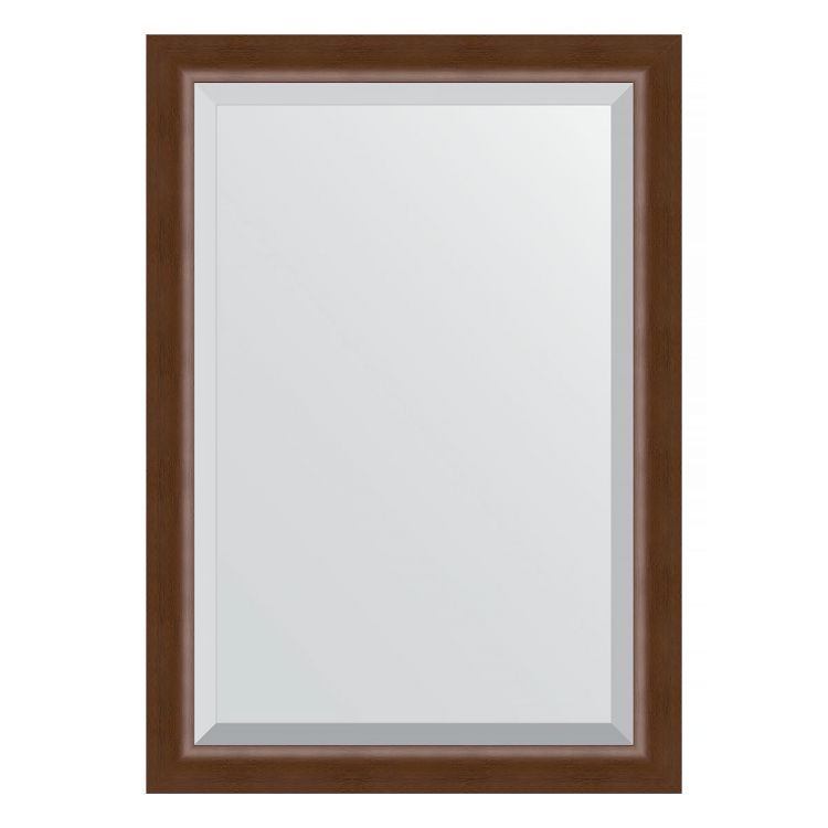 Зеркало EVOFORM  EXCLUSIVE BY 1197 72x102 орех 65 мм с фацетом в багетной раме