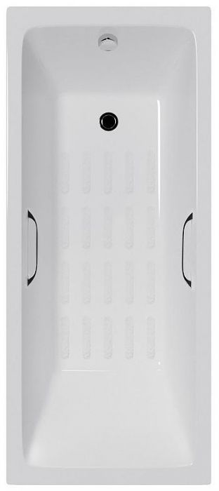 Чугунная ванна Delice Level 140х70 DLR230618R-AS с отверстиями под ручки с антискользящим покрытием