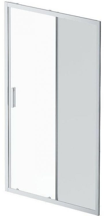 Душевая дверь AM.PM Gem 120 W90G-120-1-195MG профиль Хром матовый стекло тонированное-прозрачное