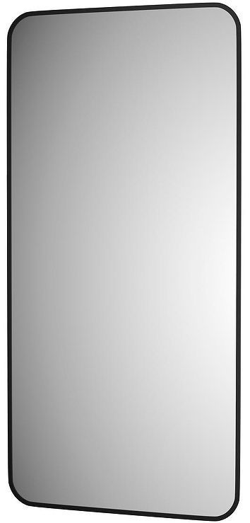 Зеркало Defesto Aura 60х120 DF 2968 с подсветкой 34W-4500K/Без выключателя/Нейтральный белый свет/Черная рама