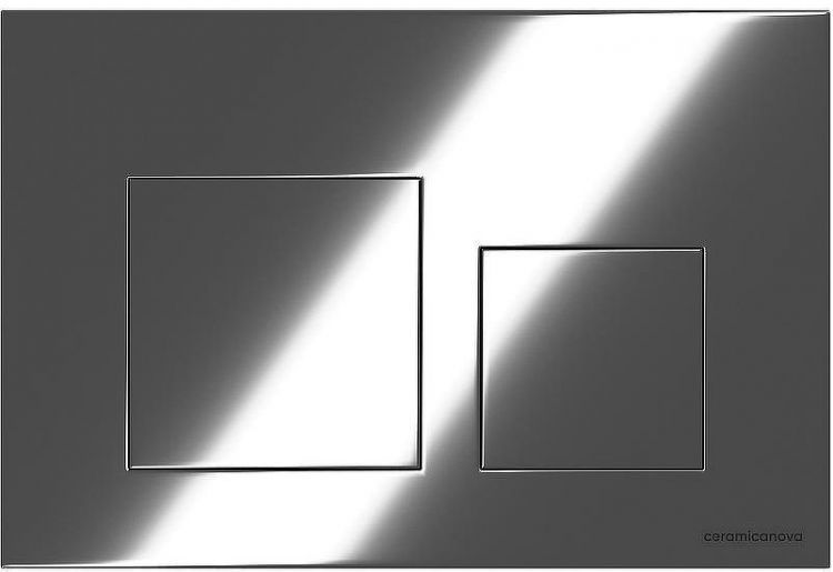 Клавиша смыва Ceramicanova Balance Square CN12-002CH Хром глянцевый