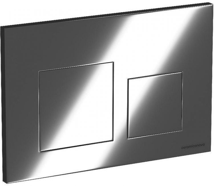 Клавиша смыва Ceramicanova Balance Square CN12-002CH Хром глянцевый