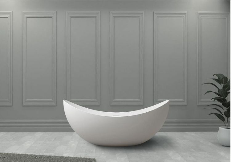 Ванна из искусственного камня Abber Stein 180x80 AS9633 без гидромассажа Ванна из искусственного камня Abber Stein 180x80 AS9633 без гидромассажа