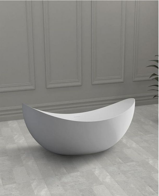 Ванна из искусственного камня Abber Stein 180x80 AS9633 без гидромассажа Ванна из искусственного камня Abber Stein 180x80 AS9633 без гидромассажа