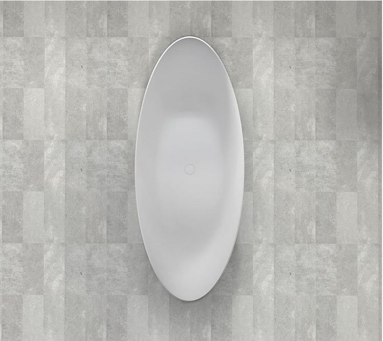 Ванна из искусственного камня Abber Stein 180x80 AS9633 без гидромассажа Ванна из искусственного камня Abber Stein 180x80 AS9633 без гидромассажа