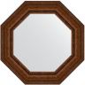 Зеркало Evoform Octagon 77х77 BY 7395 в багетной раме - Состаренная бронза с орнаментом 120