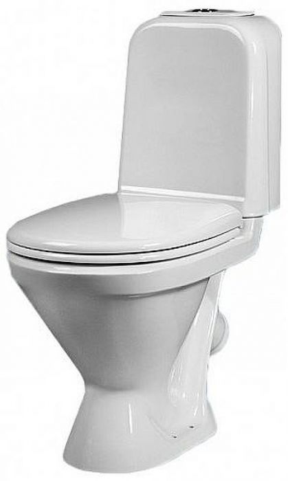 Унитаз компакт Sanita Самарский комфорт WC.CC/Samarsky/2-TM/WHT.G/S1 с бачком и сиденьем Микролифт