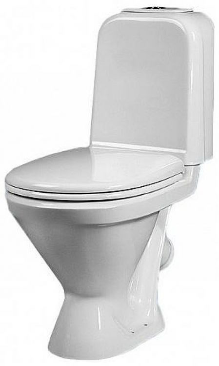 Унитаз компакт Sanita Самарский комфорт WC.CC/Samarsky/2-TM/WHT.G/S1 с бачком и сиденьем Микролифт