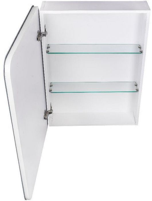 Зеркальный шкаф Style Line Каре 55 L СС-00002373 с подсветкой Белый