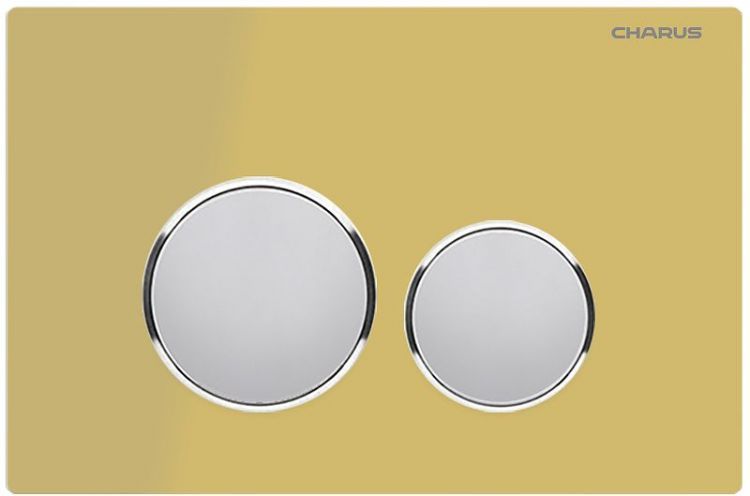 Клавиша смыва Charus Bagliore FP.330.YELLOW.10 цвет Желтое стекло