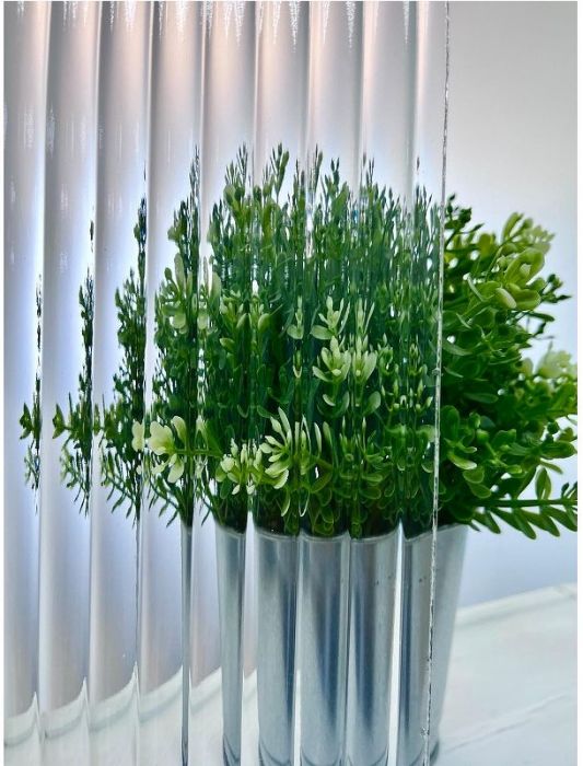 Душевая перегородка RGW Walk In WA-08G 100 06100810-156 профиль Золото брашированное стекло ребристое