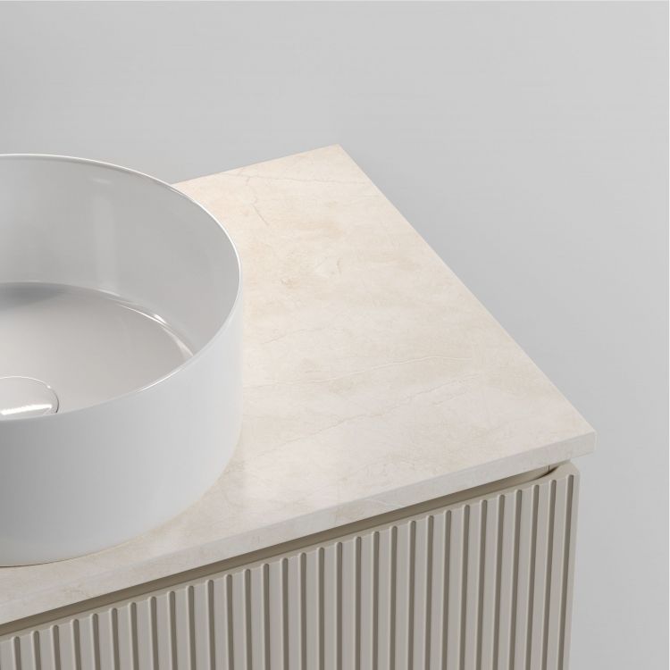 Столешница для ванной комнаты SANCOS 800х460 с отверстием под смеситель, цвет kreman, артикул TT80A2X, TT80A2X Столешница для ванной комнаты SANCOS 800х460 с отверстием под смеситель, цвет kreman, артикул TT80A2X, TT80A2X