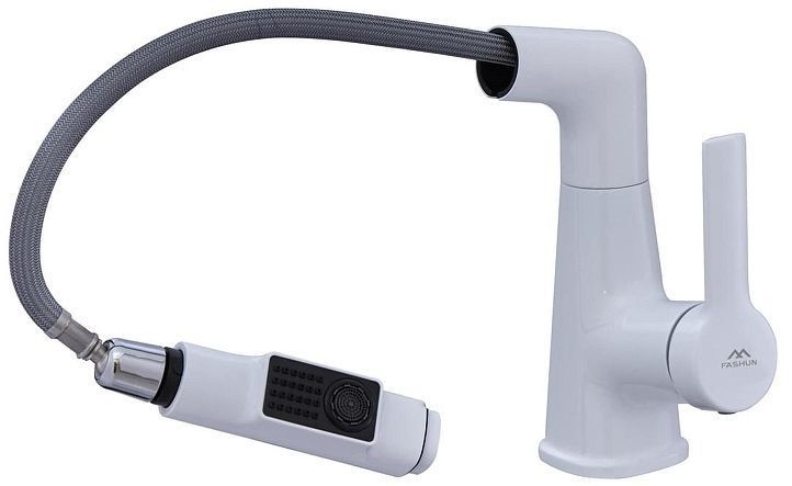 Смеситель для раковины Fashun A4018-8 цвет Белый Смеситель для раковины Fashun A4018-8 цвет Белый