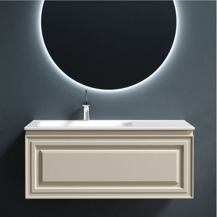 Тумба подвесная SANCOS под раковину Very левая, Beige Soft 995х445х406, VR100LCE