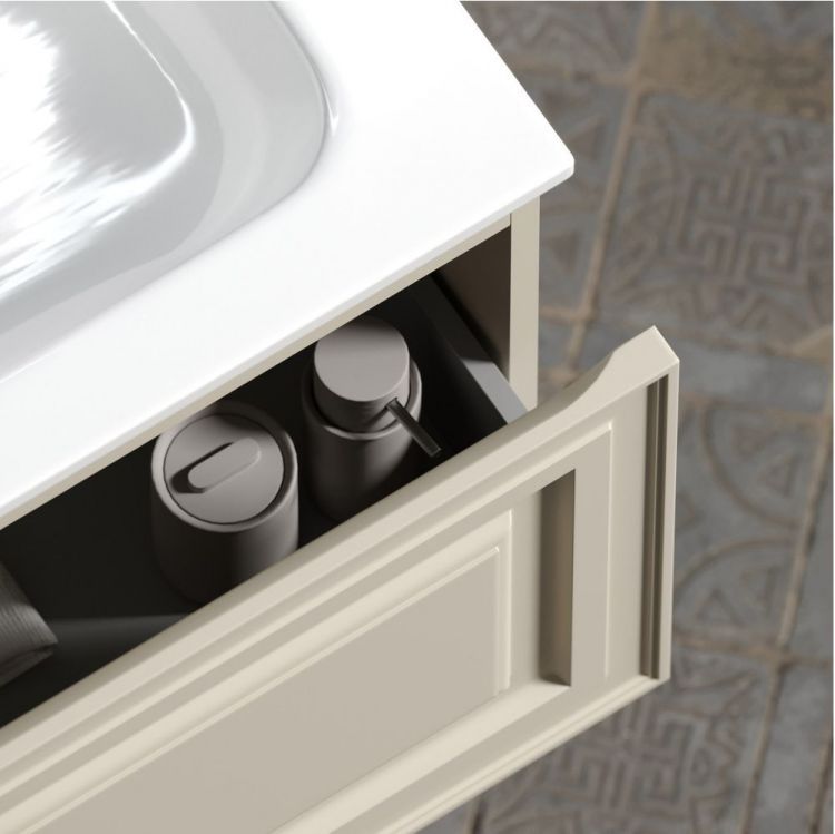 Тумба подвесная SANCOS под раковину Very левая, Beige Soft 995х445х406, VR100LCE