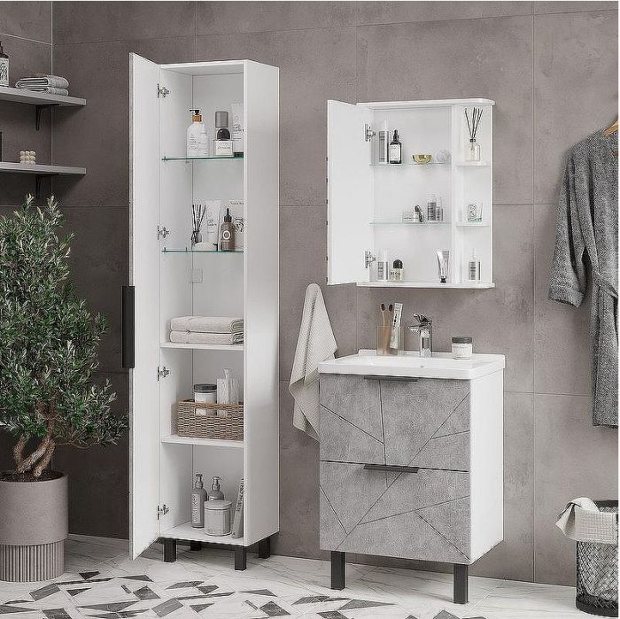 Зеркальный шкаф Volna Twing 50 szTWG50-01 Белый