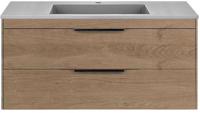 Тумба под раковину Vincea Chiara 2D 100 VMC-2C2100NO подвесная N.Oak