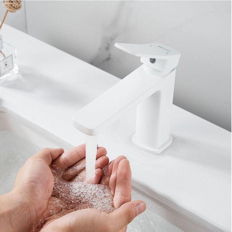 Смеситель для раковины Shevanik S9901C цвет Белый