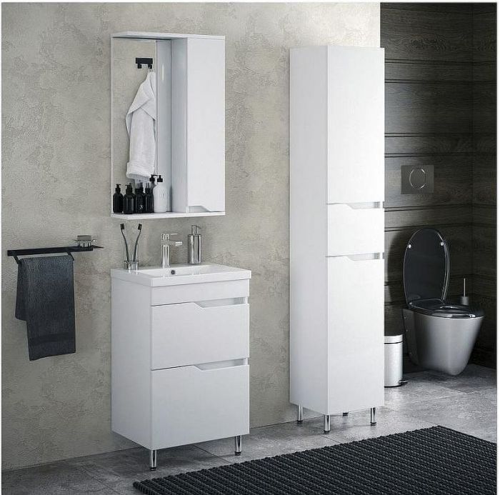 Тумба под раковину Corozo Теона 50 Z2 SD-00001511 Белая